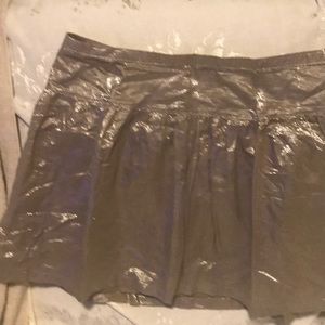 Old Navy Metallic Taupe Skirt